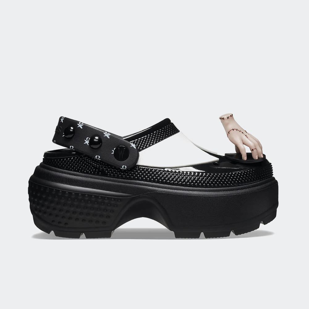 Wednesday x Crocs Stomp Clog Black 210214 001 Grailify